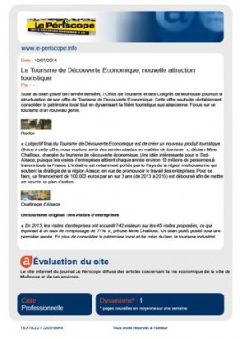 20140710_Le_Persicope_Le_Tourisme_de_Decouverte_Economique_nouvelle_attraction_touristique